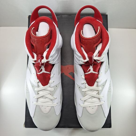 Air Jordan 6 Retro Mens 12 White Alternate 384664-113 Basketball Shoes Sneakers main image 11